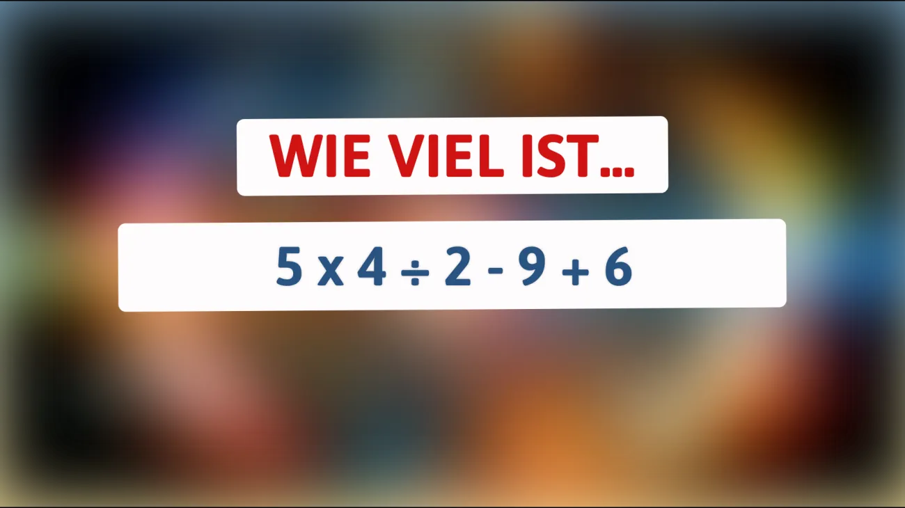 Bist du ein Mathe-Genie? Teste dich mit dieser kniffligen Gleichung!"