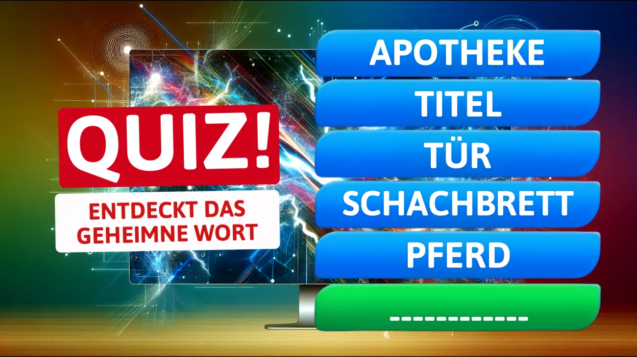 Kettenreaktion: Nur schlaue Köpfe knacken dieses Wort-Rätsel – findest du das geheime Bindeglied?"